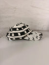 Casquette en tapisserie unisexe unique fait main upcyclé retravaillé et tissé taille unique n•1051