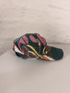Casquette en tapisserie unisexe unique fait main upcyclé retravaillé et tissé taille unique n•1052