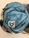 Casquette en tapisserie unisexe unique fait main upcyclé retravaillé et tissé taille unique n•1053