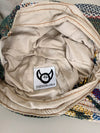 Casquette en tapisserie unisexe unique fait main upcyclé retravaillé et tissé taille unique n•1054