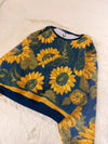 Sweat crewneck en tapisserie ample boxy unisexe unique fait main upcyclé tissé taille XL n•1063