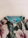 Sweat crewneck en tapisserie ample boxy unisexe unique fait main upcyclé tissé taille M n•1067