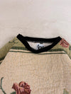 Sweat crewneck en tapisserie ample boxy unisexe unique fait main upcyclé tissé taille S n•1068