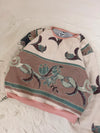 Sweat crewneck en tapisserie ample boxy unisexe unique fait main upcyclé tissé taille XL n•1072