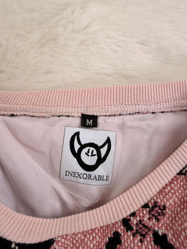 Sweat crewneck en tapisserie ample boxy unisexe unique fait main upcyclé tissé taille M n•1079