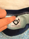 Sweat crewneck en tapisserie ample boxy unisexe unique fait main upcyclé tissé taille S n•1080
