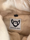 Sweat à capuche en tapisserie ample boxy unisexe unique fait main upcyclé tissé taille XS n•1090