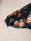 Sweat à capuche en tapisserie ample boxy unisexe unique fait main upcyclé tissé taille M n•1091