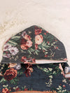 Sweat à capuche en tapisserie ample boxy unisexe unique fait main upcyclé tissé taille M n•1091