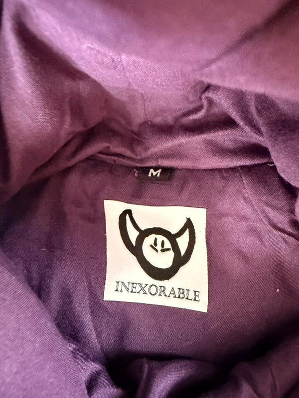 Sweat à capuche en tapisserie ample boxy unisexe unique fait main upcyclé tissé taille M n•1093