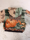 Sweat à capuche en tapisserie ample boxy unisexe unique fait main upcyclé tissé taille XL n•1097