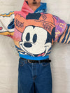 Sweat à capuche en tapisserie ample boxy unisexe unique fait main upcyclé tissé taille S n•1103