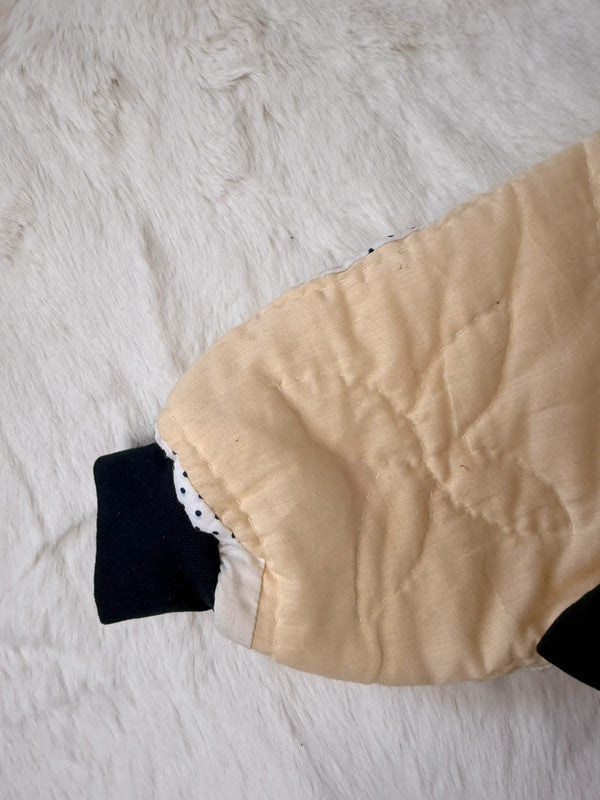 Sweat à capuche en tapisserie ample boxy unisexe unique fait main upcyclé tissé taille M n•1105