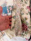 Veste en quilt crop style sportswear design unique vintage fait main upcyclé retravaillé M n•1106
