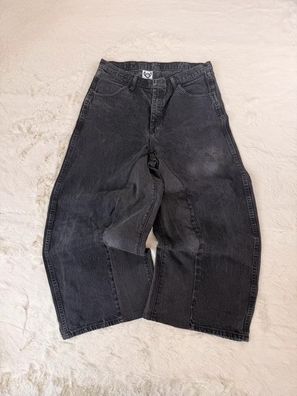 Pantalon baggy jean large Japanese balloon streetwear y2k vintage hip-hop taille 36US n•1107
