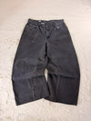 Pantalon baggy jean noir large Japanese balloon streetwear y2k vintage hip-hop taille 36US n•1109