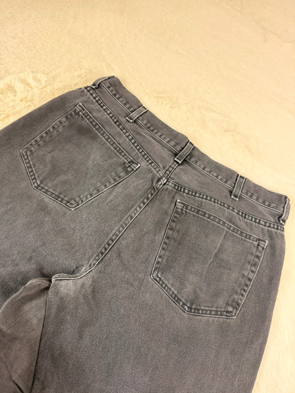 Pantalon baggy jean noir large Japanese balloon streetwear y2k vintage hip-hop taille 36US n•1109