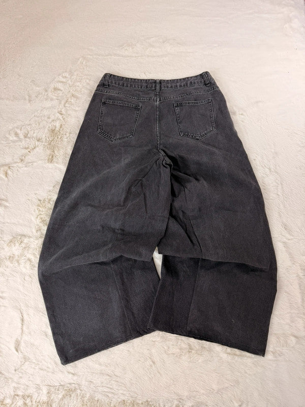 Pantalon baggy jean noir large Japanese balloon streetwear y2k vintage hip-hop taille 32US n•1110