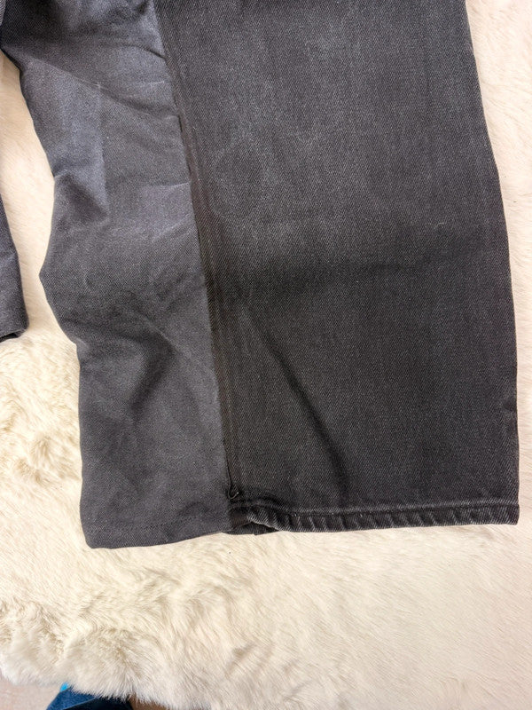 Pantalon baggy jean noir large Japanese balloon streetwear y2k vintage hip-hop taille 34US n•1111