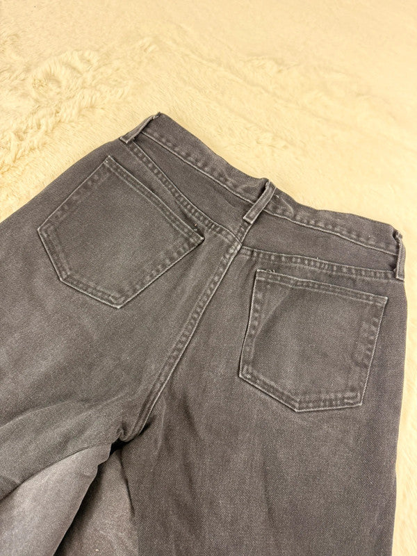 Pantalon baggy jean noir large Japanese balloon streetwear y2k vintage hip-hop taille 34US n•1111