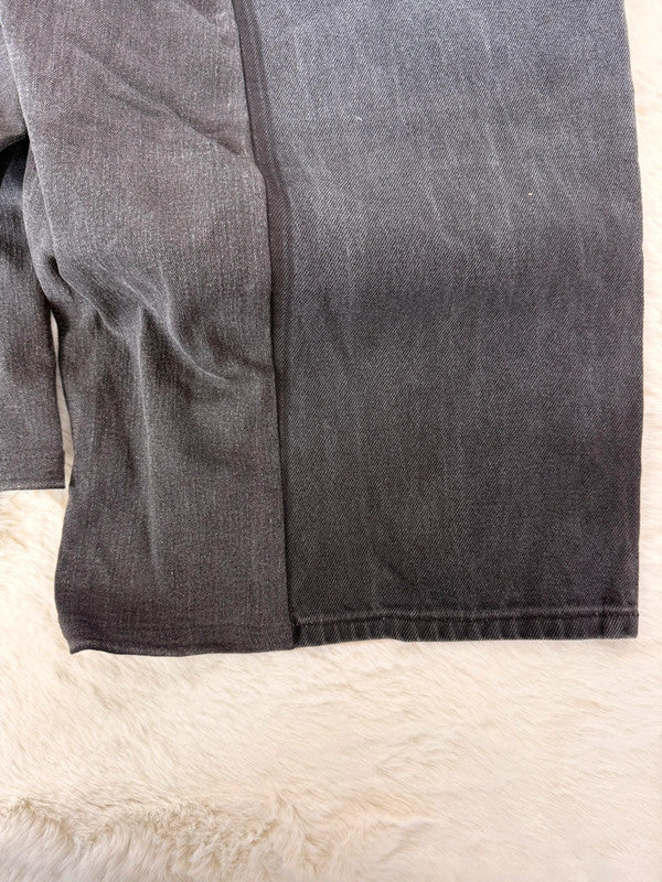 Pantalon baggy jean noir large Japanese balloon streetwear y2k vintage hip-hop taille 34US n•1114