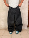 Pantalon baggy jean noir large Japanese balloon streetwear y2k vintage hip-hop taille 34US n•1114