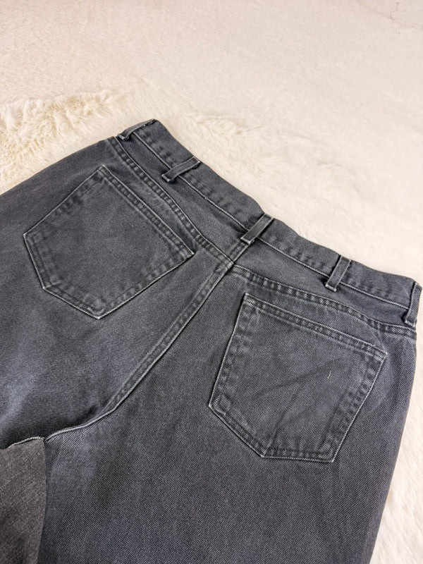 Pantalon baggy jean noir large Japanese balloon streetwear y2k vintage hip-hop taille 34US n•1114