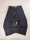 Pantalon baggy jean noir large Japanese balloon streetwear y2k vintage hip-hop taille 38US n•1115