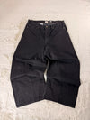 Pantalon baggy jean noir large Japanese balloon streetwear y2k vintage hip-hop taille 34US n•1116
