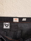 Pantalon baggy jean noir large Japanese balloon streetwear y2k vintage hip-hop taille 34US n•1116