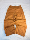 Pantalon Double Knee Baggy épais grande poche, triple couture résistante, couleur beige/camel