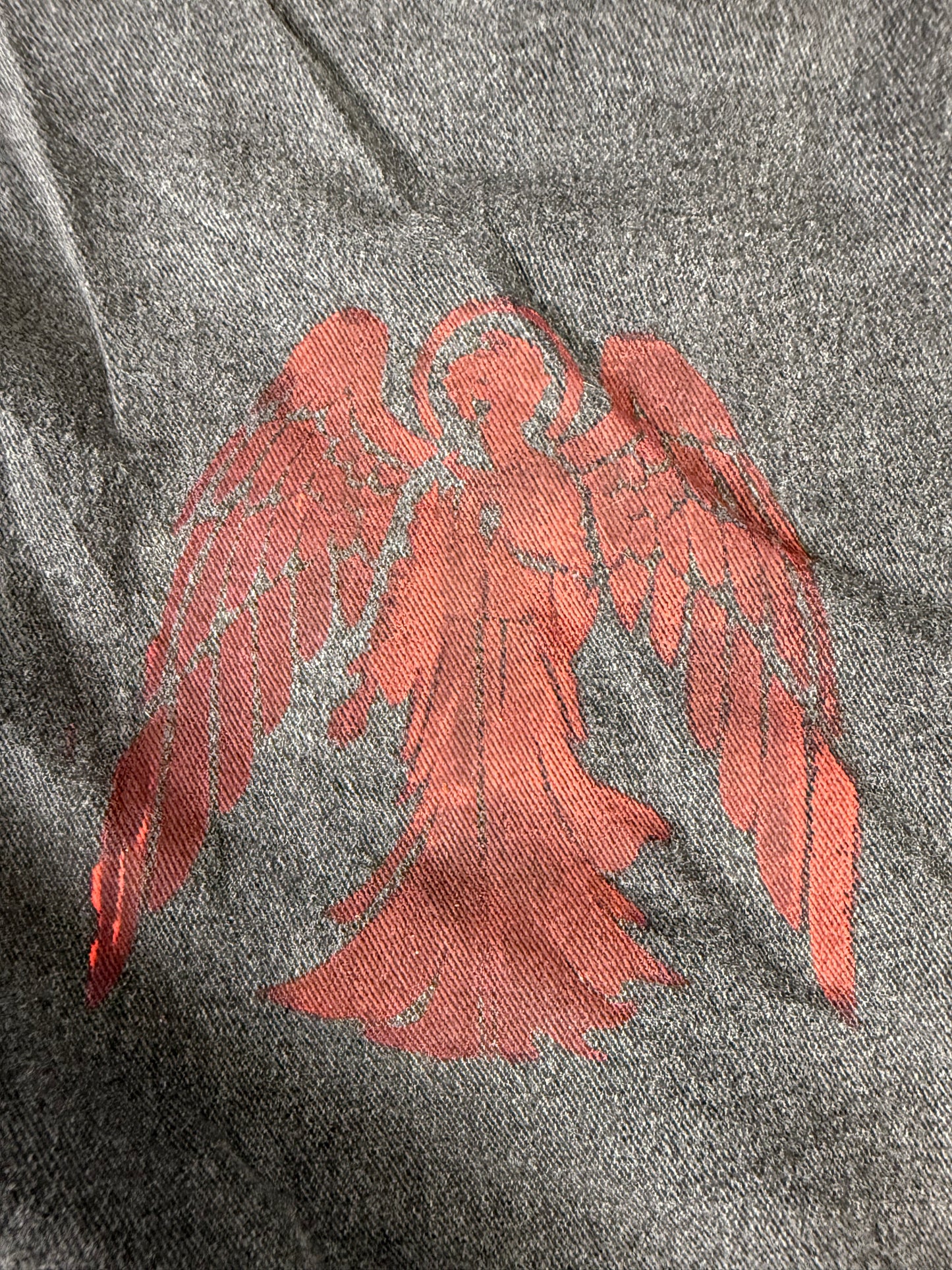 Pantalon baggy en denim upcyclé large style skater streetwear y2k hip-hop 90’s - Pièce unique M n•15