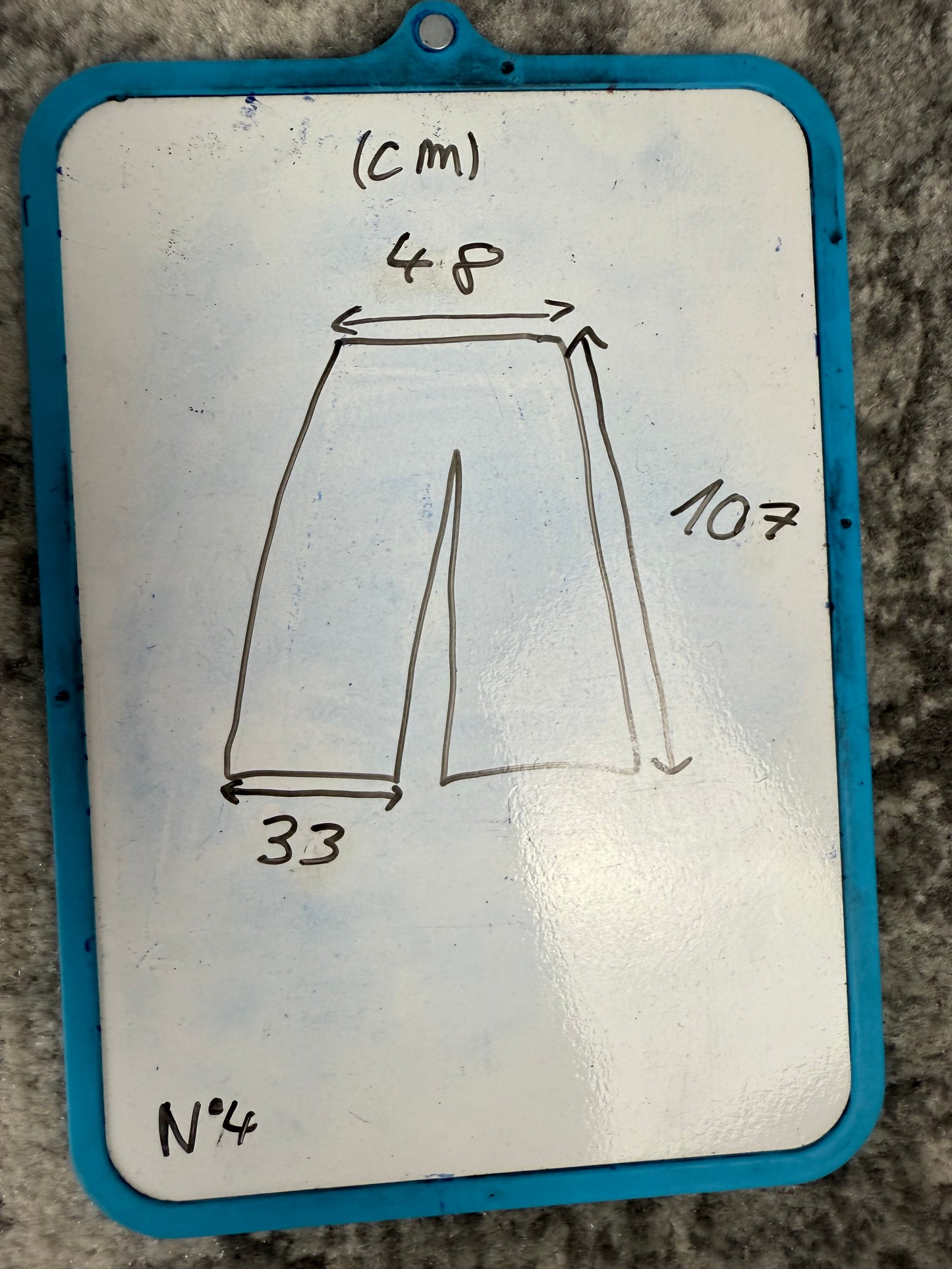 Pantalon baggy en denim upcyclé large style skater streetwear y2k hip-hop 90’s - Pièce unique XXL n•4