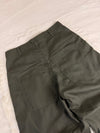 Pantalon Double Knee Baggy épais grande poche, triple couture résistante, couleur vert foncé