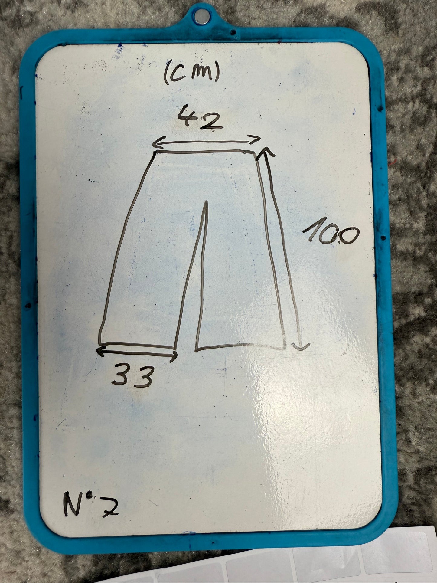 Pantalon baggy en denim upcyclé large style skater streetwear y2k hip-hop 90’s - Pièce unique M n•7