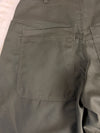 Pantalon Double Knee Baggy épais grande poche, triple couture résistante, couleur vert foncé
