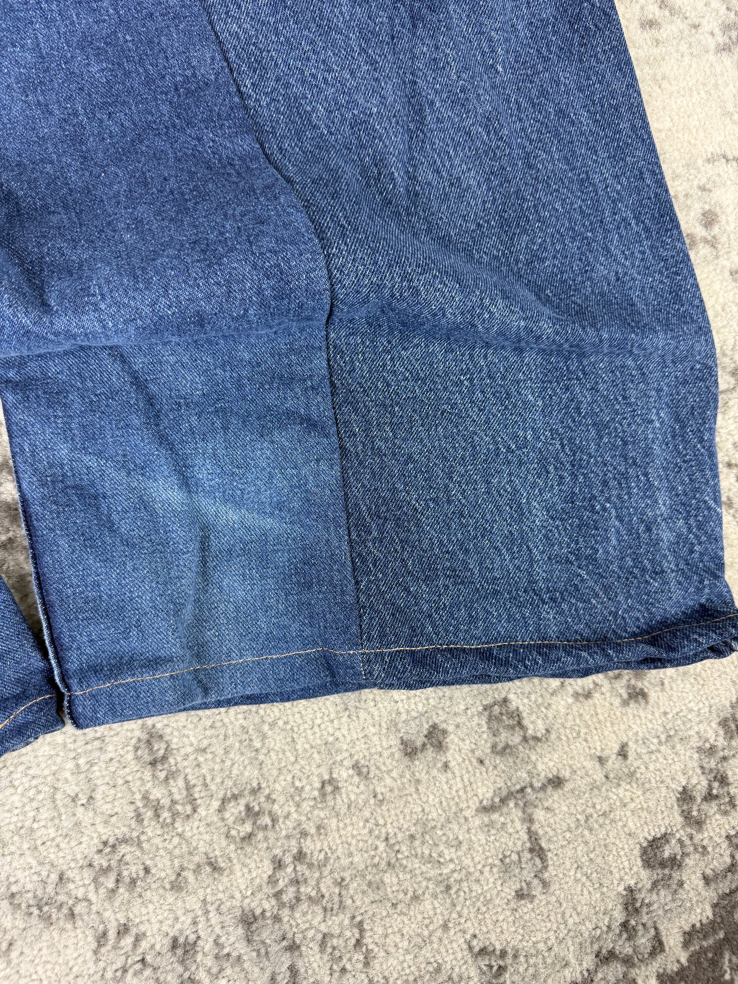 Pantalon baggy en denim upcyclé large style skater streetwear y2k hip-hop 90’s - Pièce unique M n•10