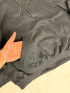 Sweat à capuche oversize ample et boxy, hyper doux, noir profond