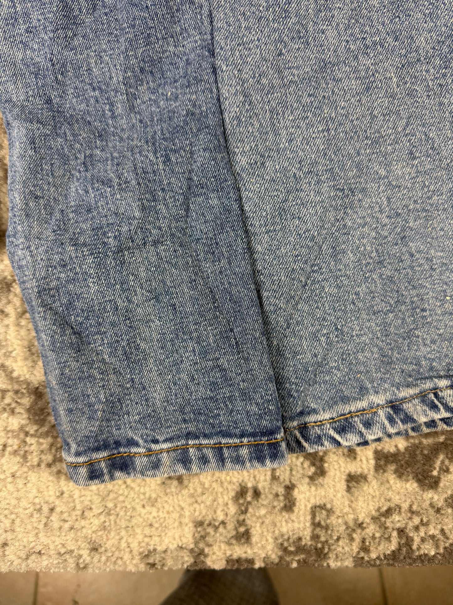 Pantalon baggy en denim upcyclé large style skater streetwear y2k hip-hop 90’s - Pièce unique M n•20