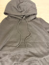 Sweat à capuche oversize ample et boxy, hyper doux, noir profond