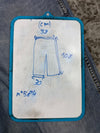 Pantalon baggy jean large Japanese balloon streetwear JNCO y2k vintage hip-hop taille M n•584