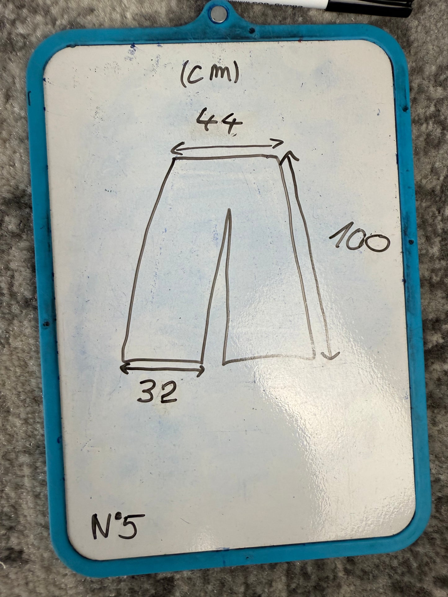 Pantalon baggy en denim upcyclé large style skater streetwear y2k hip-hop 90’s - Pièce unique L n•5