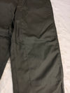 Pantalon Double Knee Baggy épais grande poche, triple couture résistante, couleur vert foncé