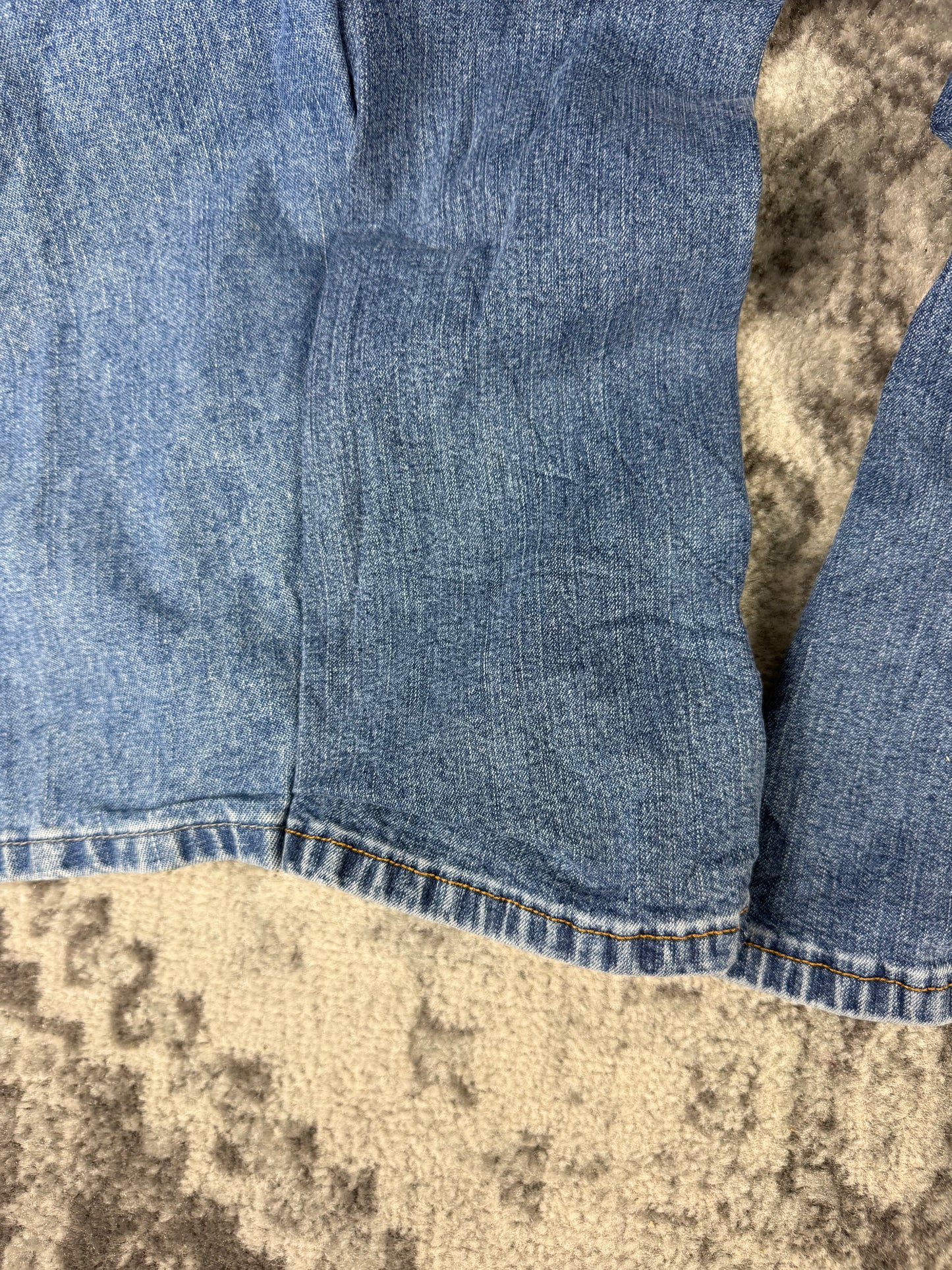 Pantalon baggy en denim upcyclé large style skater streetwear y2k hip-hop 90’s - Pièce unique XXL n•18